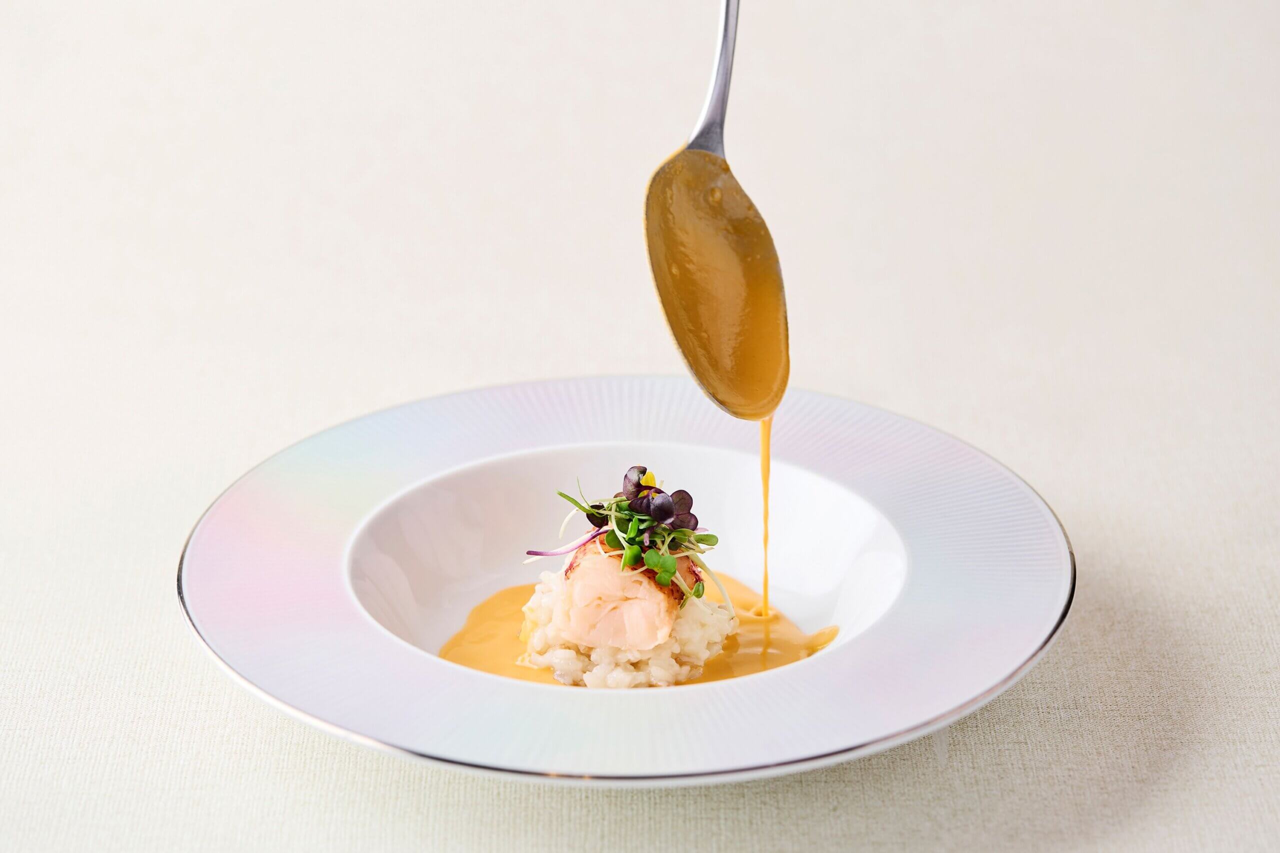 オマール海老とマッシュルームのリゾット